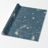 Celestial Constellation - Starry Night (2) Geschenkpapier (Ungerollt)