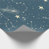 Celestial Constellation - Starry Night (2) Geschenkpapier (Ecke)