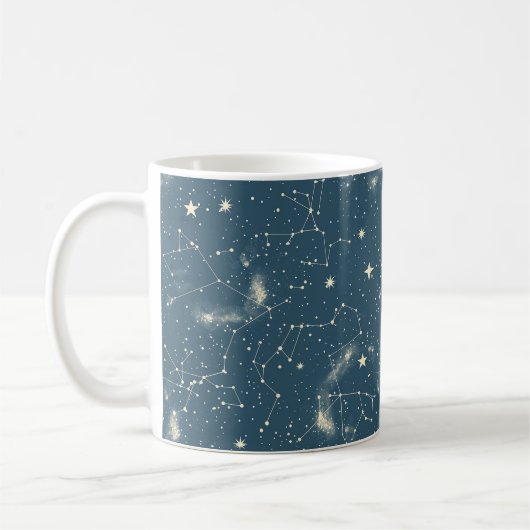 Celestial Constellation - Starry Night (2) Kaffeetasse (Links)
