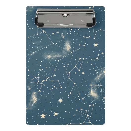 Celestial Constellation - Starry Night (2) Mini Klemmbrett (Vorderseite)