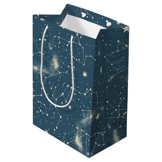 Celestial Constellation - Starry Night (2) Mittlere Geschenktüte (Rückseite Schrägansicht)