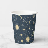 Celestial Constellation - Starry Night (2) Pappbecher (Rückseite)