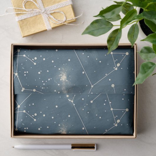 Celestial Constellation - Starry Night (2) Seidenpapier (Geschenk)