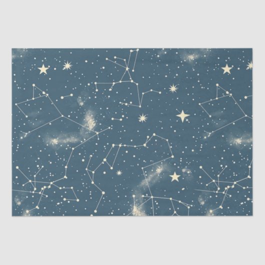 Celestial Constellation - Starry Night (2) Seidenpapier (Vorderseite)
