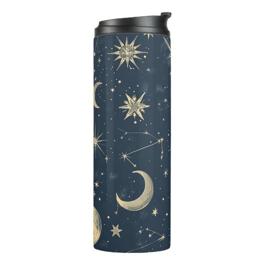 Celestial Constellation - Starry Night (2) Thermosbecher (Nach links gedreht)
