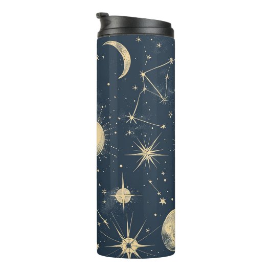 Celestial Constellation - Starry Night (2) Thermosbecher (Nach rechts gedreht)