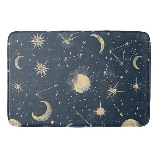Celestial Constellation - Starry Night (3) Badematte (Vorderseite)