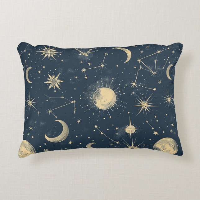 Celestial Constellation - Starry Night (3) Dekokissen (Vorderseite)