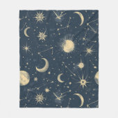 Celestial Constellation - Starry Night (3) Fleecedecke (Vorderseite)