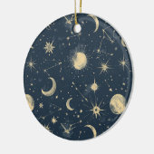 Celestial Constellation - Starry Night (3) Keramik Ornament (Links)