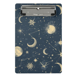 Celestial Constellation - Starry Night (3) Mini Klemmbrett
