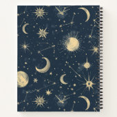 Celestial Constellation - Starry Night (3) Notizblock (Rückseite)