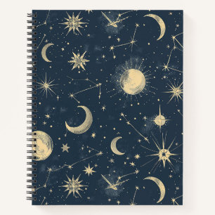 Celestial Constellation - Starry Night (3) Notizblock
