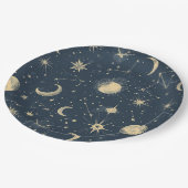 Celestial Constellation - Starry Night (3) Pappteller (Schrägansicht)