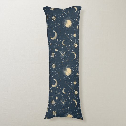 Celestial Constellation - Starry Night (3) Seitenschläferkissen (Vorderseite Vertikal)