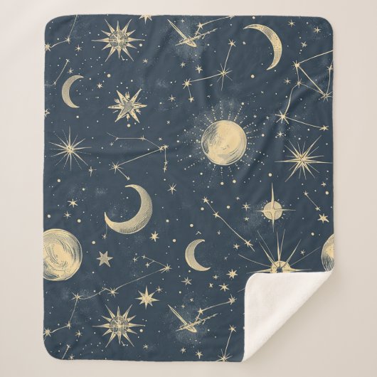 Celestial Constellation - Starry Night (3) Sherpadecke (Vorderseite)