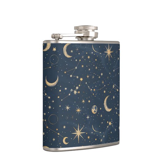 Celestial Constellation - Starry Night (4) Flachmann (Rechts)