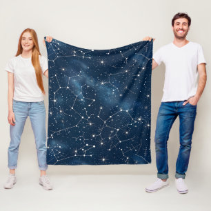 Celestial Constellation - Starry Night (4) Fleecedecke