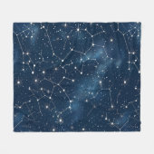 Celestial Constellation - Starry Night (4) Fleecedecke (Vorderseite (Horizontal))
