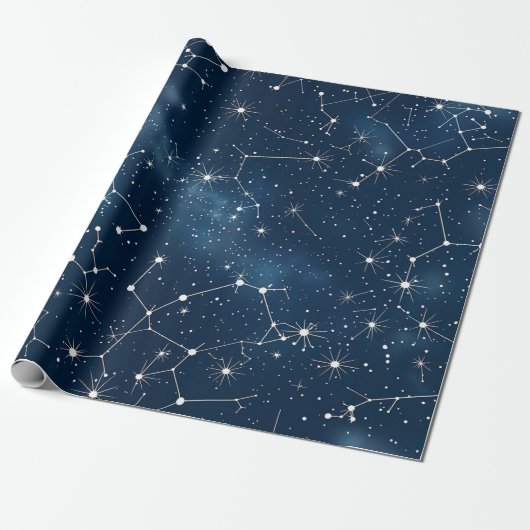 Celestial Constellation - Starry Night (4) Geschenkpapier (Ungerollt)