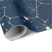 Celestial Constellation - Starry Night (4) Geschenkpapier (Rolleneckpunkt)