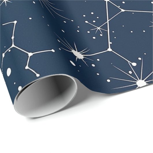 Celestial Constellation - Starry Night (4) Geschenkpapier (Rolleneckpunkt)