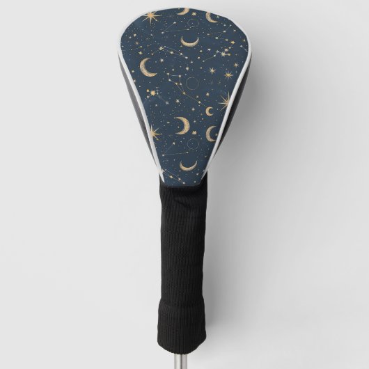 Celestial Constellation - Starry Night (4) Golf Headcover (Vorderseite)