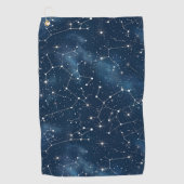 Celestial Constellation - Starry Night (4) Golfhandtuch (Vorderseite)