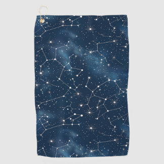 Celestial Constellation - Starry Night (4) Golfhandtuch