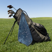Celestial Constellation - Starry Night (4) Golfhandtuch (Gras)