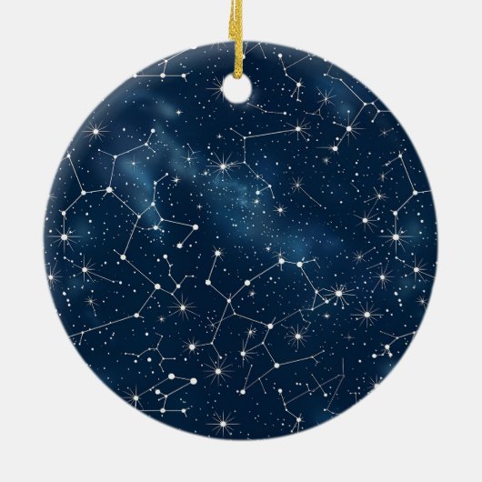 Celestial Constellation - Starry Night (4) Keramik Ornament (Hinten)