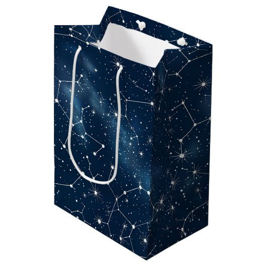 Celestial Constellation - Starry Night (4) Mittlere Geschenktüte (Vorderseite Schrägansicht)