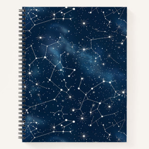 Celestial Constellation - Starry Night (4) Notizblock