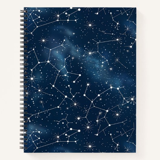 Celestial Constellation - Starry Night (4) Notizblock (Vorderseite)
