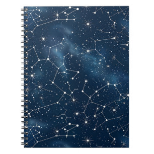 Celestial Constellation - Starry Night (4) Notizblock