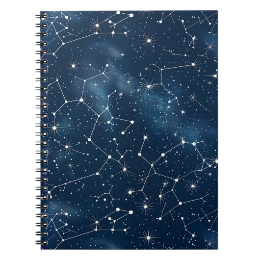 Celestial Constellation - Starry Night (4) Notizblock (Vorderseite)