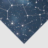 Celestial Constellation - Starry Night (4) Seidenpapier (Detail)