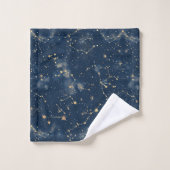 Celestial Constellation - Starry Night (5) Badhandtuch Set (Waschlappen)