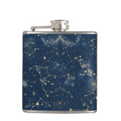 Celestial Constellation - Starry Night (5) Flachmann (Vorderseite)