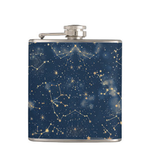 Celestial Constellation - Starry Night (5) Flachmann