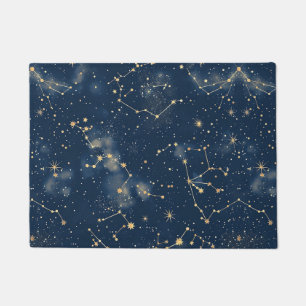 Celestial Constellation - Starry Night (5) Fußmatte