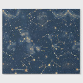 Celestial Constellation - Starry Night (5) Geschenkpapier (Flach)