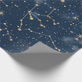Celestial Constellation - Starry Night (5) Geschenkpapier (Ecke)
