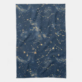 Celestial Constellation - Starry Night (5) Geschirrtuch (Vertikal)