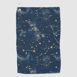 Celestial Constellation - Starry Night (5) Golfhandtuch