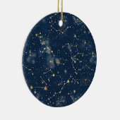 Celestial Constellation - Starry Night (5) Keramik Ornament (Rechts)