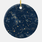 Celestial Constellation - Starry Night (5) Keramik Ornament (Hinten)