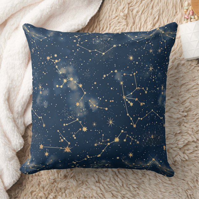 Celestial Constellation - Starry Night (5) Kissen (Decke)