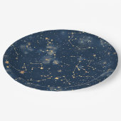 Celestial Constellation - Starry Night (5) Pappteller (Schrägansicht)