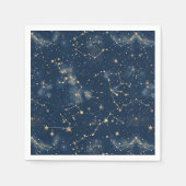 Celestial Constellation - Starry Night (5) Serviette (Vorderseite)